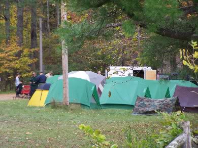 Tents at Camp Bomazeen