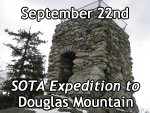 SOTA activation of Douglas Mountain
