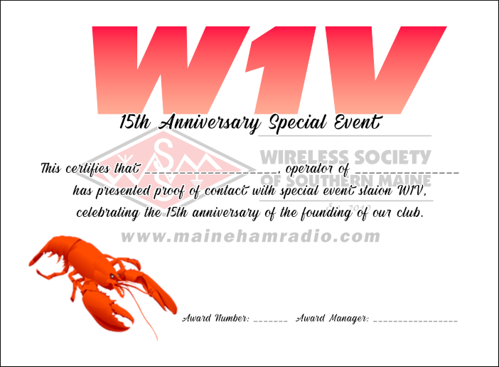 W1V Certificate 2025
